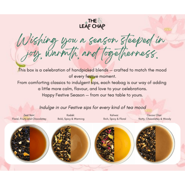 Festive Lotus Box (20 assorted teabags) - Image 3